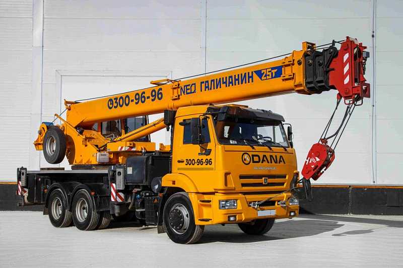 Автокран КАМАЗ – кран 25 т, стрела 22 м